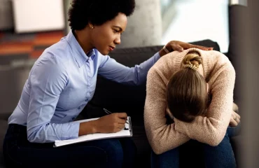 woman suffering from depression