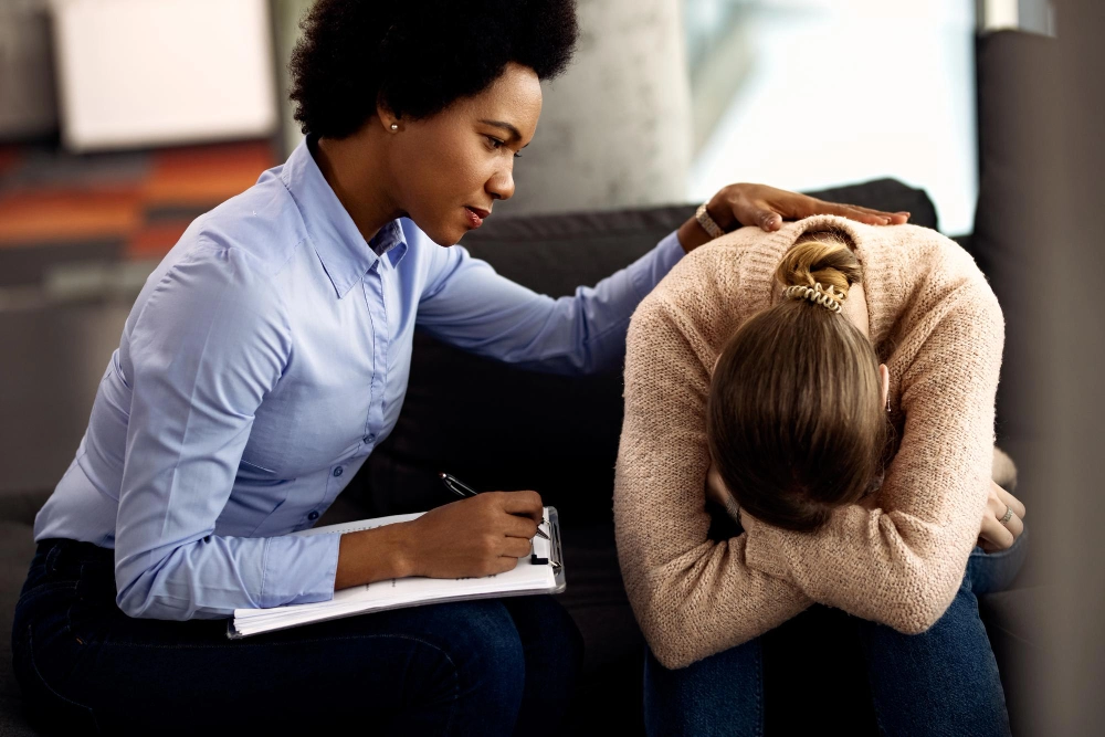 woman suffering from depression