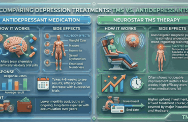 TMS vs. Antidepressants - Side Effects, Response, and Cost