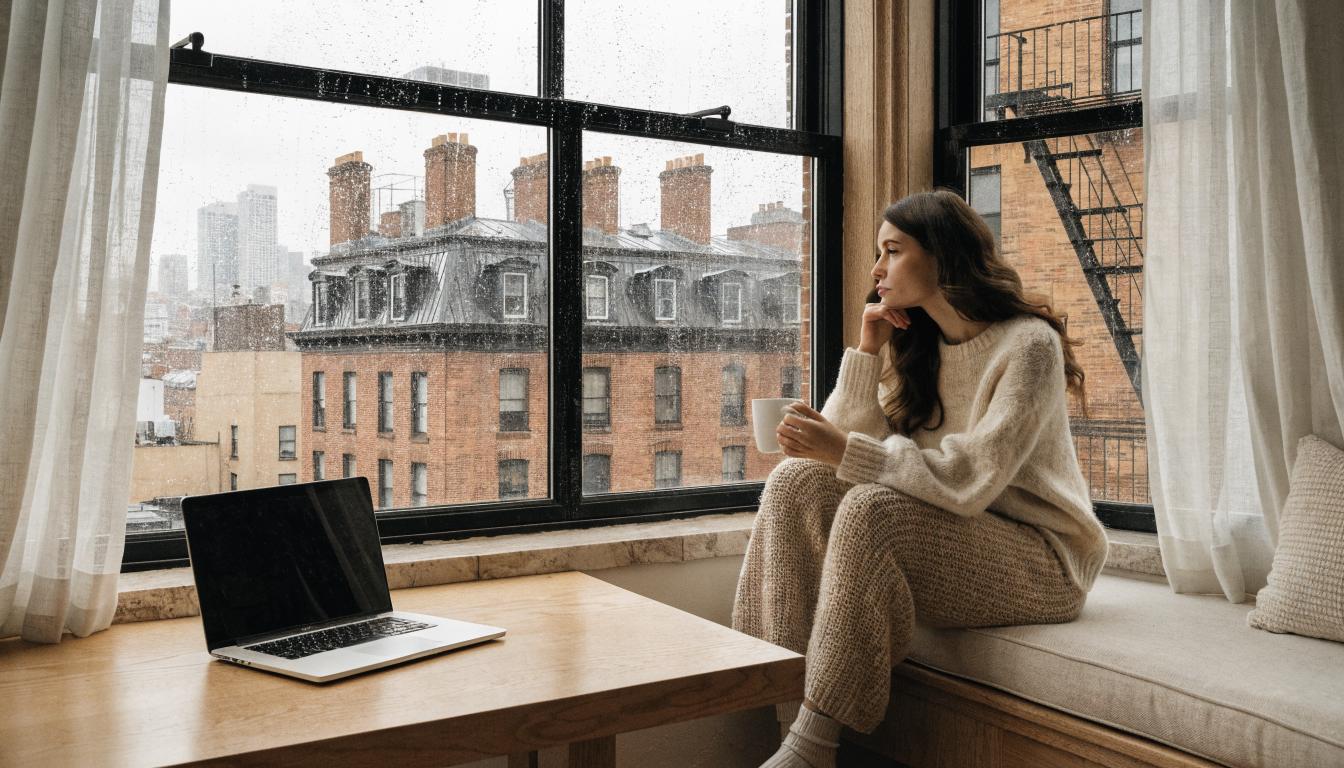 online therapy effectiveness — editorial photograph, wide landscape composition